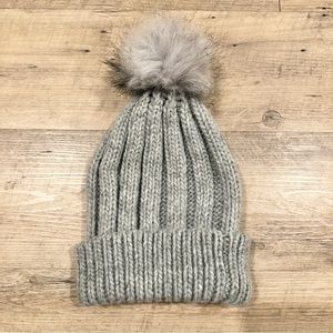 Knit Pom-Pom Beanie